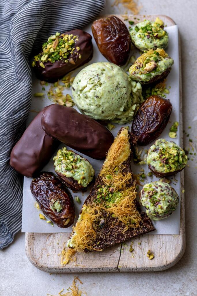 9 viral Dubai chocolate protein desserts collection — healthy high-protein pistachio kataifi recipes