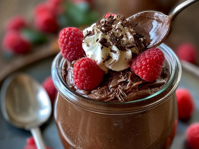 Cottage Cheese Chocolate Mousse (High Protein, No-Bake)